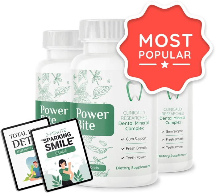 Power Bite oral health support candy